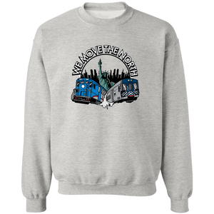 We Move The North Crewneck Sweatshirt 8 oz