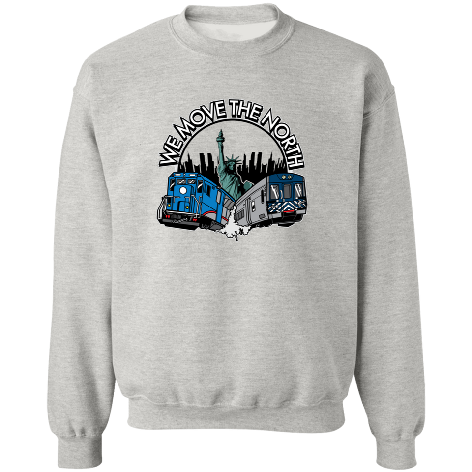 We Move The North Crewneck Sweatshirt 8 oz