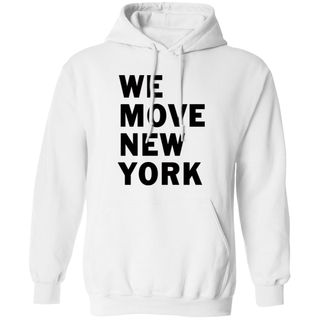 WMNY Bold White Pullover Hoodie