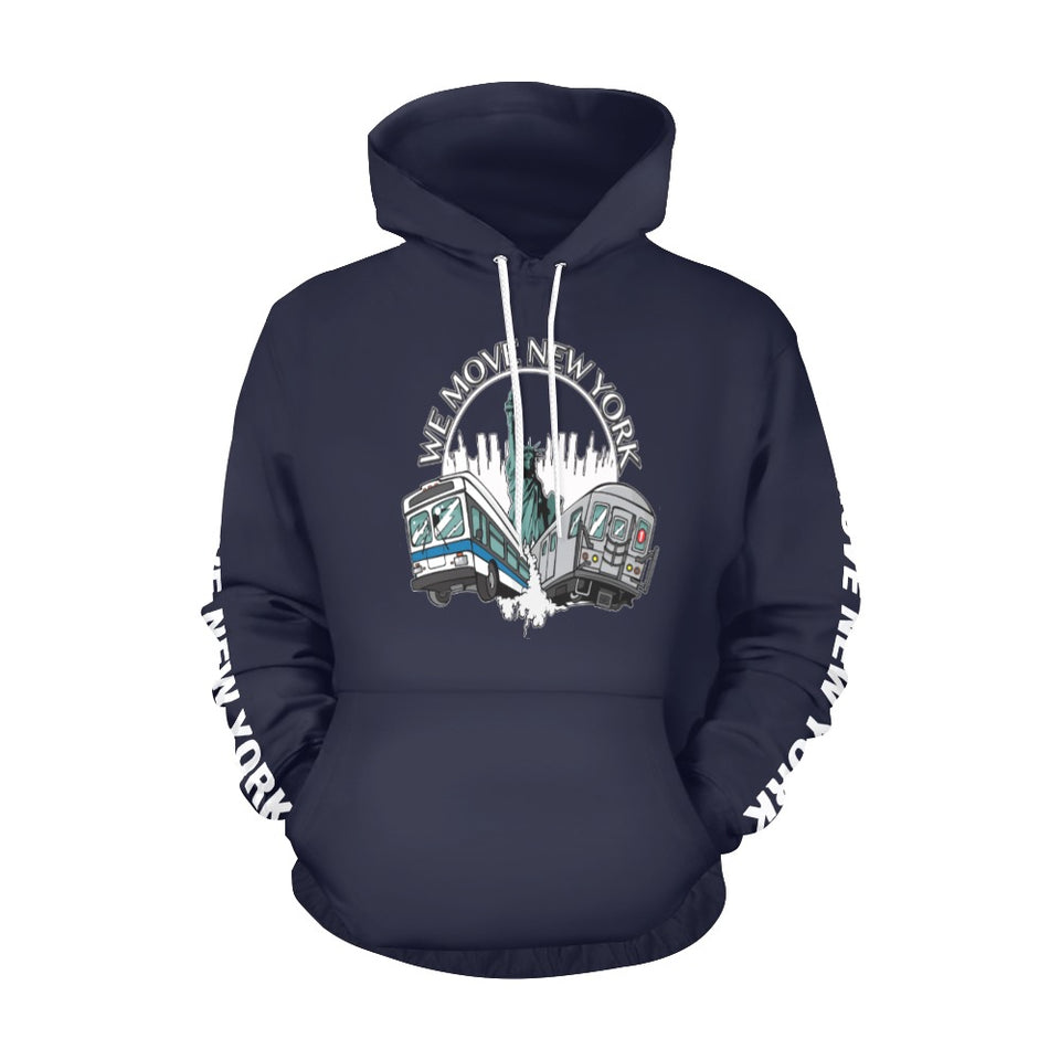 WMNY Train and Bus Pull Over Hoodie