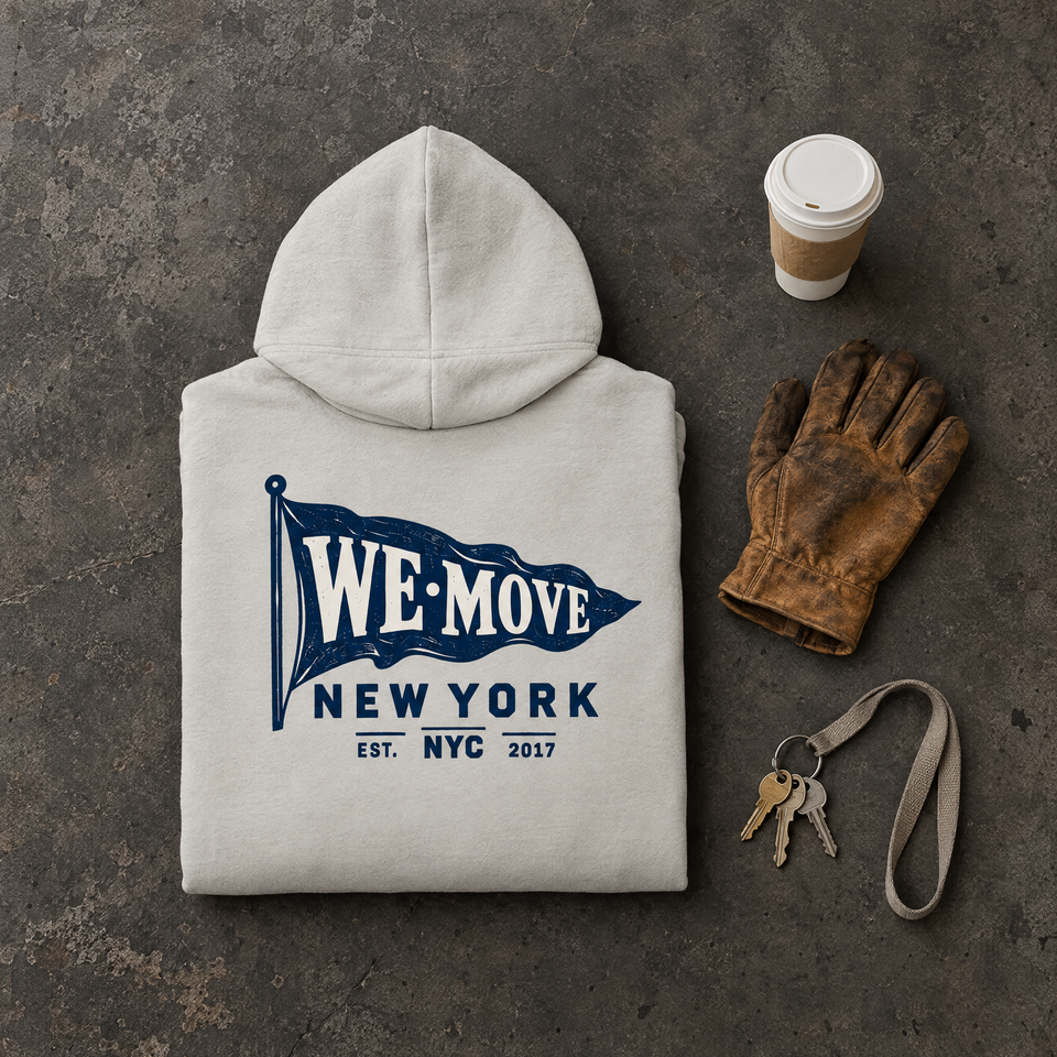 Pennant Hoodie — We Move New York